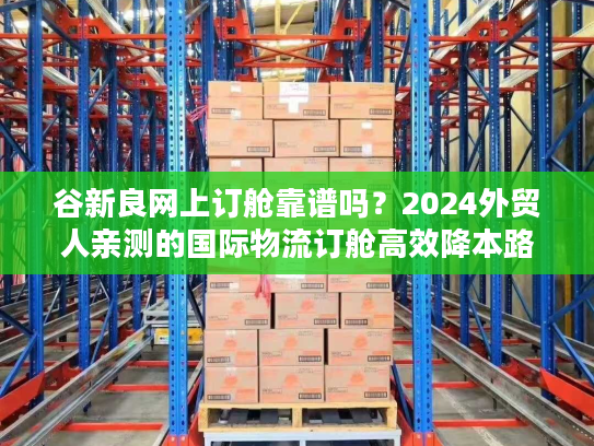 谷新良网上订舱靠谱吗？2024外贸人亲测的国际物流订舱高效降本路径