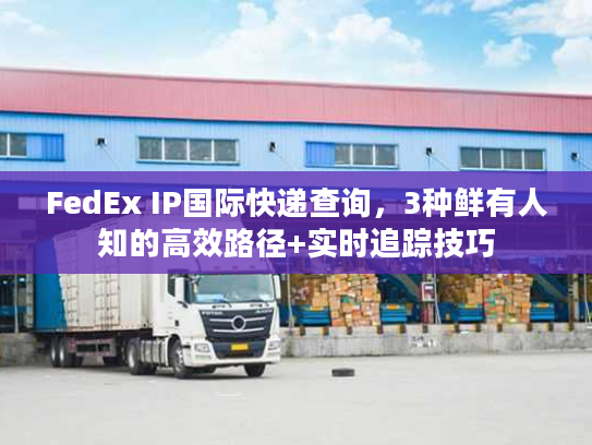 FedEx IP国际快递查询，3种鲜有人知的高效路径+实时追踪技巧