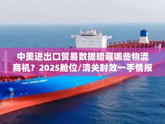 中美进出口贸易数据暗藏哪些物流商机？2025舱位/清关时效一手情报
