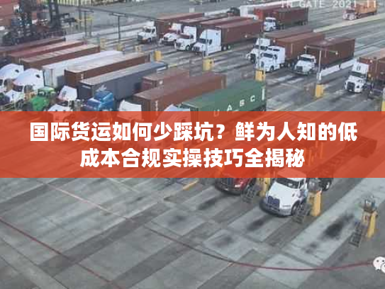 国际货运如何少踩坑？鲜为人知的低成本合规实操技巧全揭秘
