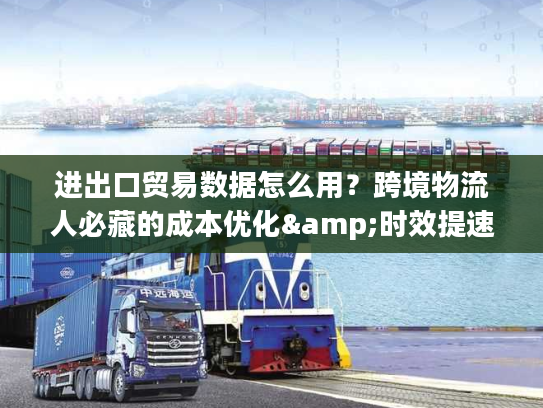 进出口贸易数据怎么用？跨境物流人必藏的成本优化&时效提速干货
