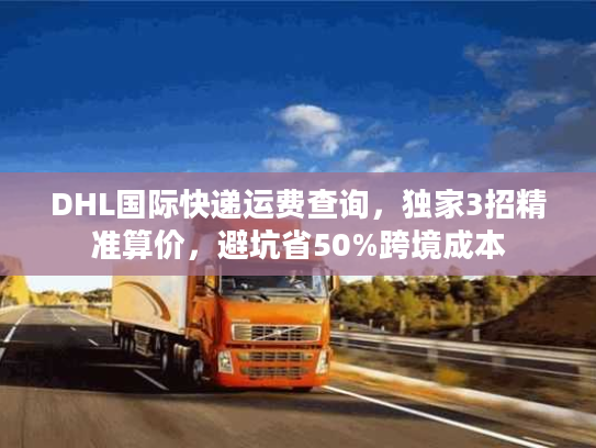 DHL国际快递运费查询，独家3招精准算价，避坑省50%跨境成本