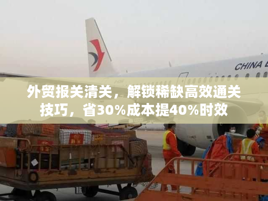 外贸报关清关，解锁稀缺高效通关技巧，省30%成本提40%时效