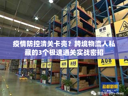 疫情防控清关卡壳？跨境物流人私藏的3个极速通关实战密招