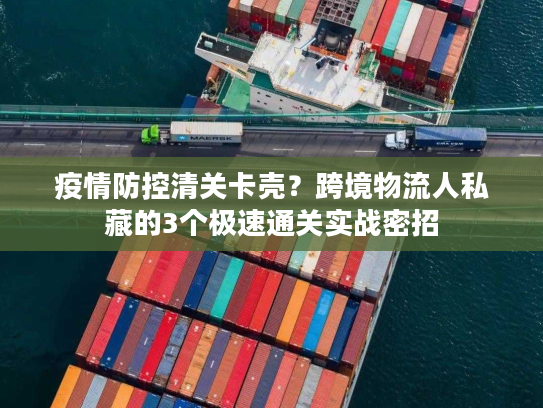 疫情防控清关卡壳？跨境物流人私藏的3个极速通关实战密招