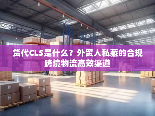 货代CLS是什么？外贸人私藏的合规跨境物流高效渠道
