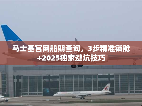 马士基官网船期查询，3步精准锁舱+2025独家避坑技巧