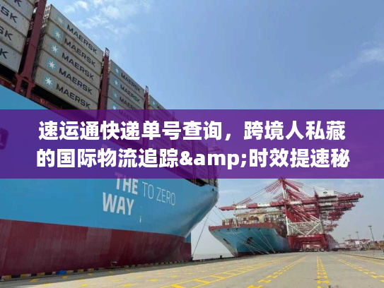 速运通快递单号查询，跨境人私藏的国际物流追踪&时效提速秘籍