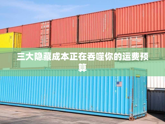 三大隐藏成本正在吞噬你的运费预算