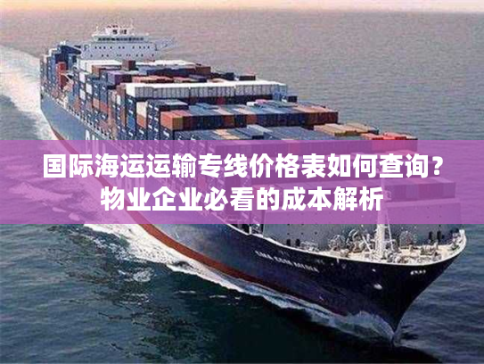 国际海运运输专线价格表如何查询？物业企业必看的成本解析