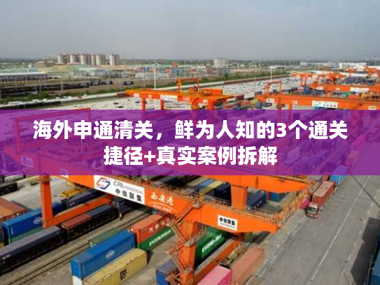 海外申通清关，鲜为人知的3个通关捷径+真实案例拆解