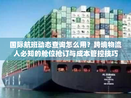 国际航班动态查询怎么用？跨境物流人必知的舱位抢订与成本管控技巧