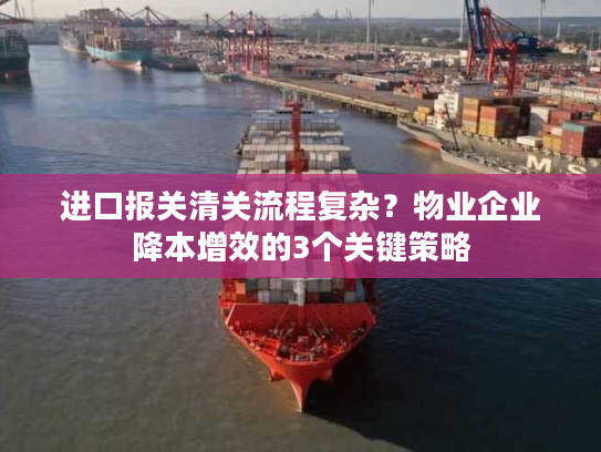 进口报关清关流程复杂?物业企业降本增效的3个关键策略 进口报关清关流程复杂?物业企业降本增效的3个关键策略