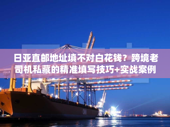 日亚直邮地址填不对白花钱？跨境老司机私藏的精准填写技巧+实战案例