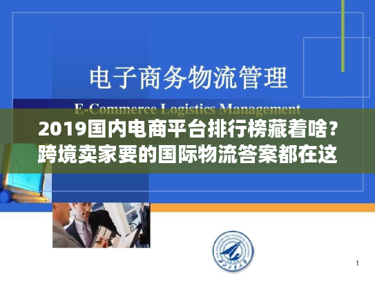 2019国内电商平台排行榜藏着啥？跨境卖家要的国际物流答案都在这