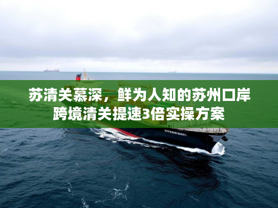 苏清关慕深，鲜为人知的苏州口岸跨境清关提速3倍实操方案