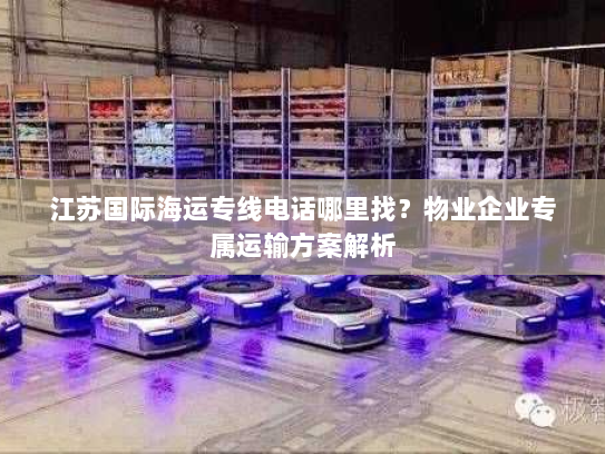 江苏国际海运专线电话哪里找?物业企业专属运输方案解析 江苏国际海运专线电话哪里找?物业企业专属运输方案解析
