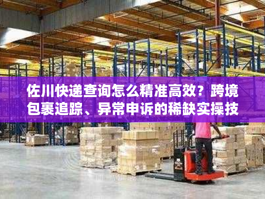 佐川快递查询怎么精准高效？跨境包裹追踪、异常申诉的稀缺实操技巧