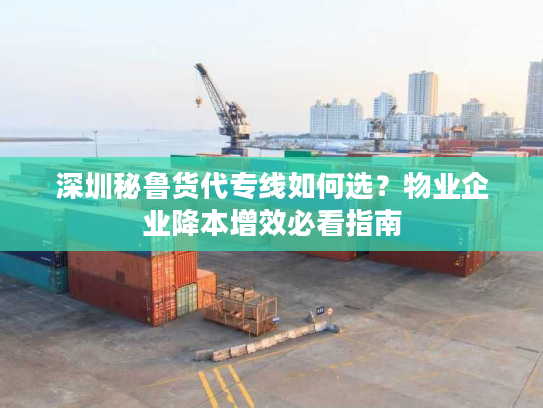深圳秘鲁货代专线如何选？物业企业降本增效必看指南