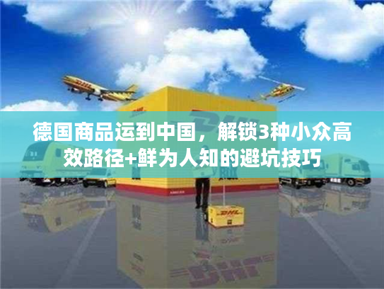 德国商品运到中国，解锁3种小众高效路径+鲜为人知的避坑技巧