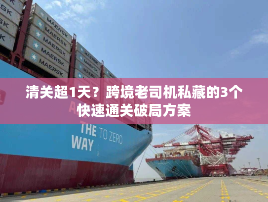 清关超1天？跨境老司机私藏的3个快速通关破局方案