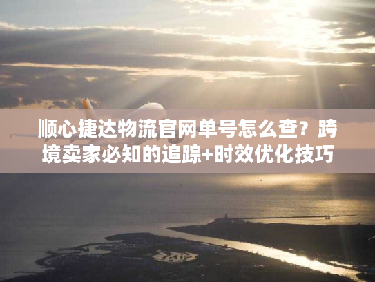 顺心捷达物流官网单号怎么查？跨境卖家必知的追踪+时效优化技巧