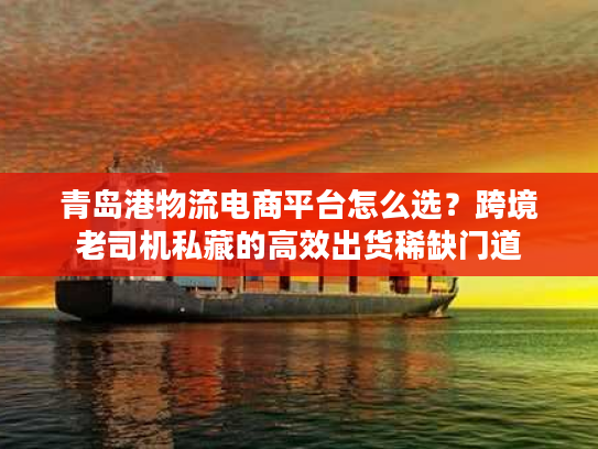 青岛港物流电商平台怎么选？跨境老司机私藏的高效出货稀缺门道