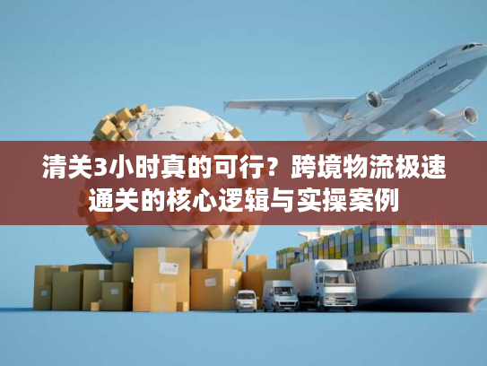 清关3小时真的可行？跨境物流极速通关的核心逻辑与实操案例