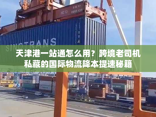 天津港一站通怎么用？跨境老司机私藏的国际物流降本提速秘籍