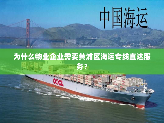 为什么物业企业需要黄浦区海运专线直达服务? 为什么物业企业需要黄浦区海运专线直达服务?