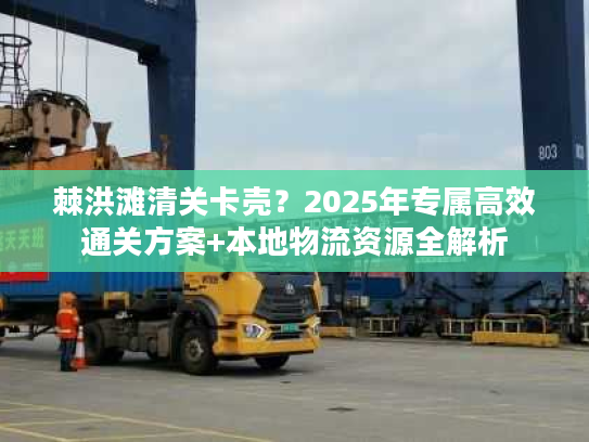 棘洪滩清关卡壳？2025年专属高效通关方案+本地物流资源全解析