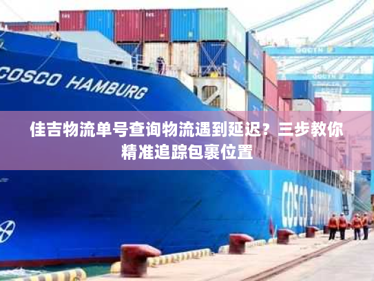 佳吉物流单号查询物流遇到延迟?三步教你精准追踪包裹位置 佳吉物流单号查询物流遇到延迟?三步教你精准追踪包裹位置