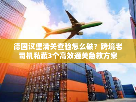 德国汉堡清关查验怎么破？跨境老司机私藏3个高效通关急救方案
