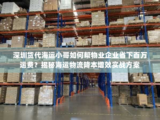 深圳货代海运小哥如何帮物业企业省下百万运费?揭秘海运物流降本增效实战方案 深圳货代海运小哥如何帮物业企业省下百万运费?揭秘海运物流降本增效实战方案