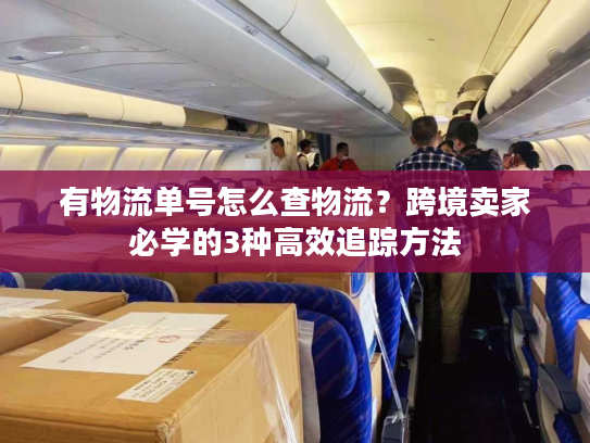 有物流单号怎么查物流？跨境卖家必学的3种高效追踪方法