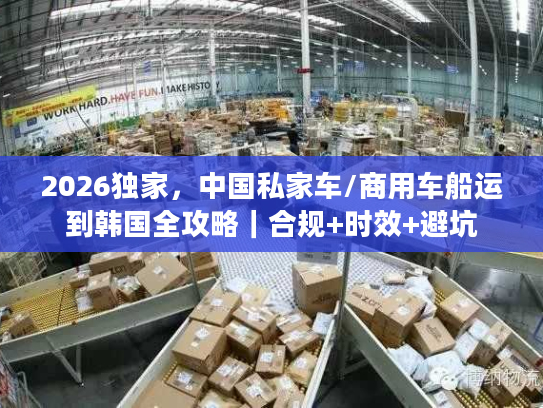 2026独家，中国私家车/商用车船运到韩国全攻略｜合规+时效+避坑