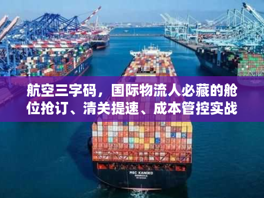 航空三字码，国际物流人必藏的舱位抢订、清关提速、成本管控实战指南