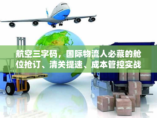 航空三字码，国际物流人必藏的舱位抢订、清关提速、成本管控实战指南