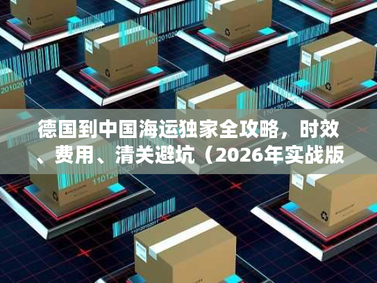 德国到中国海运独家全攻略，时效、费用、清关避坑（2026年实战版）
