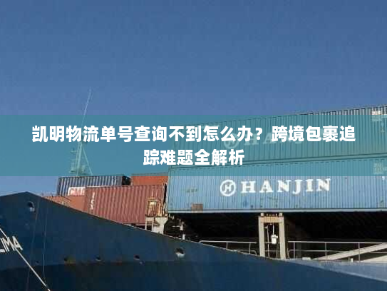 凯明物流单号查询不到怎么办?跨境包裹追踪难题全解析 凯明物流单号查询不到怎么办?跨境包裹追踪难题全解析