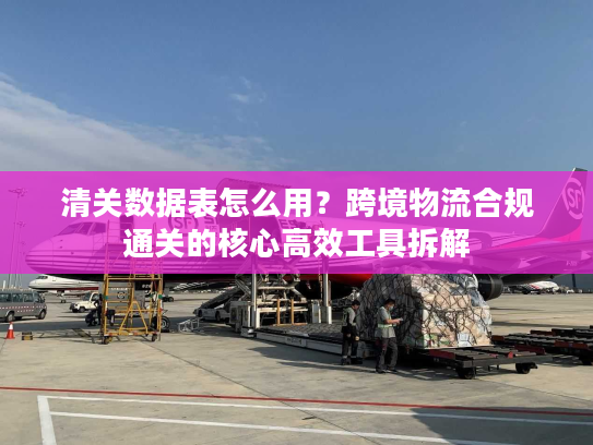 清关数据表怎么用？跨境物流合规通关的核心高效工具拆解