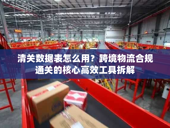 清关数据表怎么用？跨境物流合规通关的核心高效工具拆解