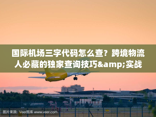 国际机场三字代码怎么查？跨境物流人必藏的独家查询技巧&实战避坑指南