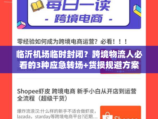 临沂机场临时封闭？跨境物流人必看的3种应急转场+货损规避方案