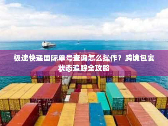 极速快递国际单号查询怎么操作？跨境包裹状态追踪全攻略
