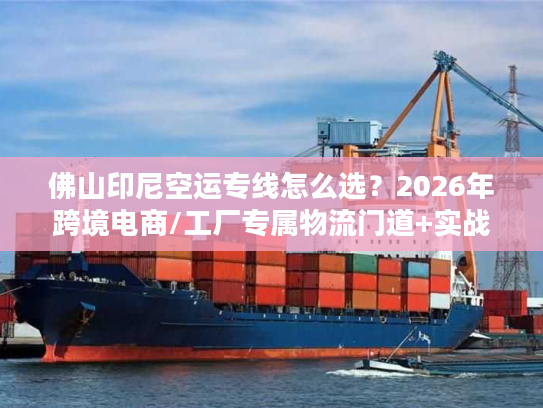 佛山印尼空运专线怎么选?2026年跨境电商/工厂专属物流门道+实战案例 佛山印尼空运专线怎么选?2026年跨境电商/工厂专属物流门道+实战案例