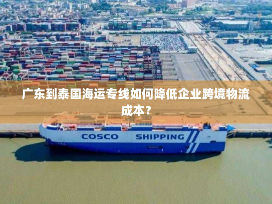 广东到泰国海运专线如何降低企业跨境物流成本？