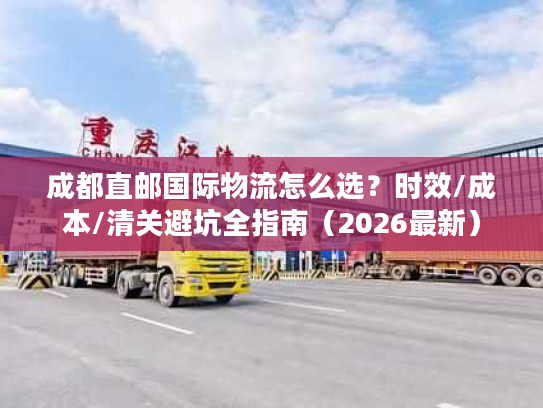 成都直邮国际物流怎么选？时效/成本/清关避坑全指南（2026最新）