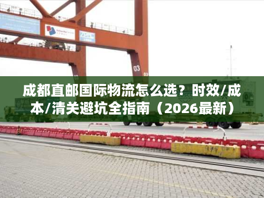 成都直邮国际物流怎么选？时效/成本/清关避坑全指南（2026最新）