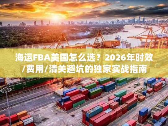 海运FBA美国怎么选？2026年时效/费用/清关避坑的独家实战指南